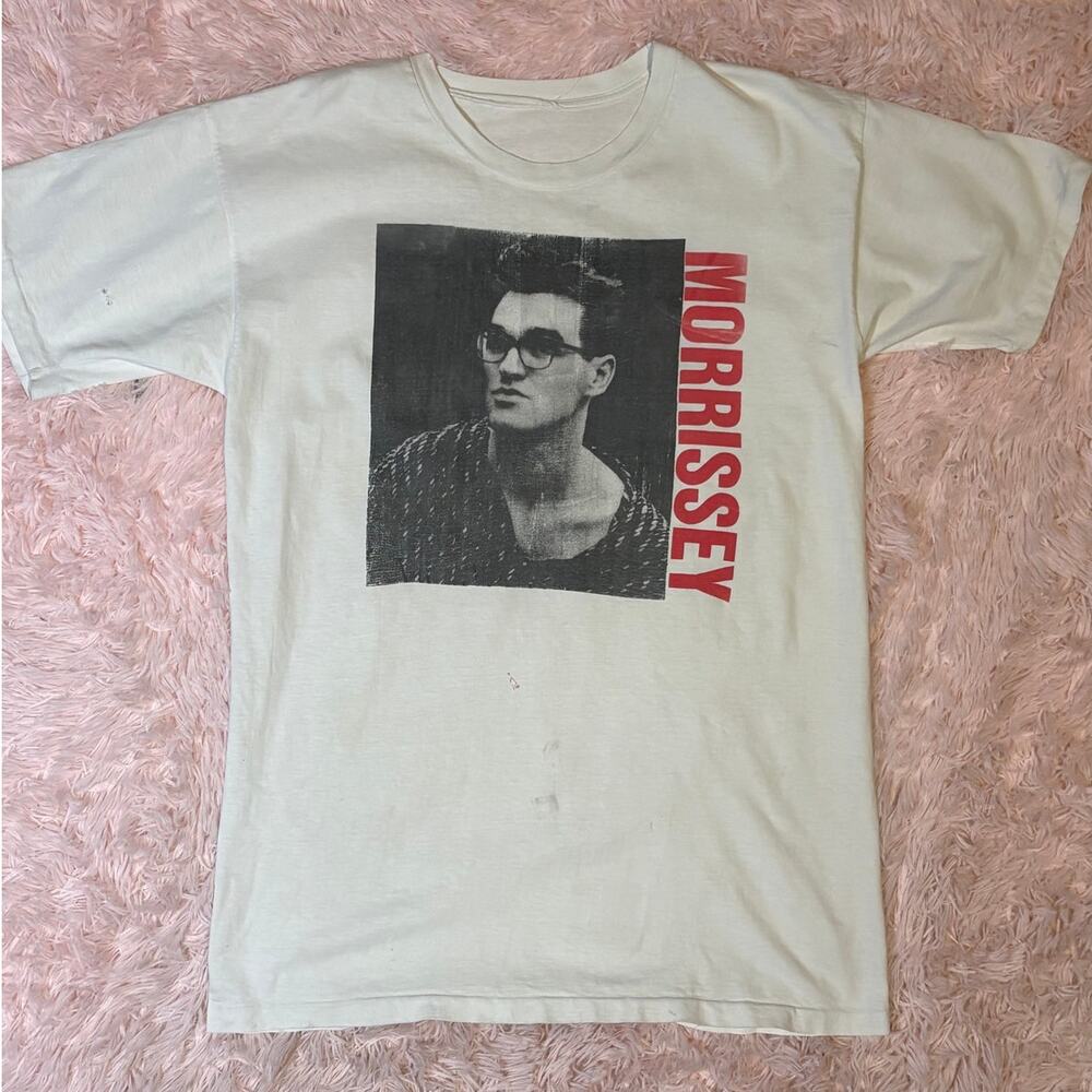 The Smiths Morrissey  T-Shirt  Mens XL Vintage 1991 Rare No Tag Single Stitched